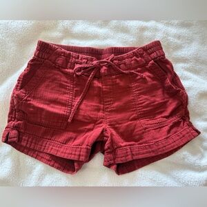 Old Navy Women's Deep Red/ Rust Cargo Shorts
